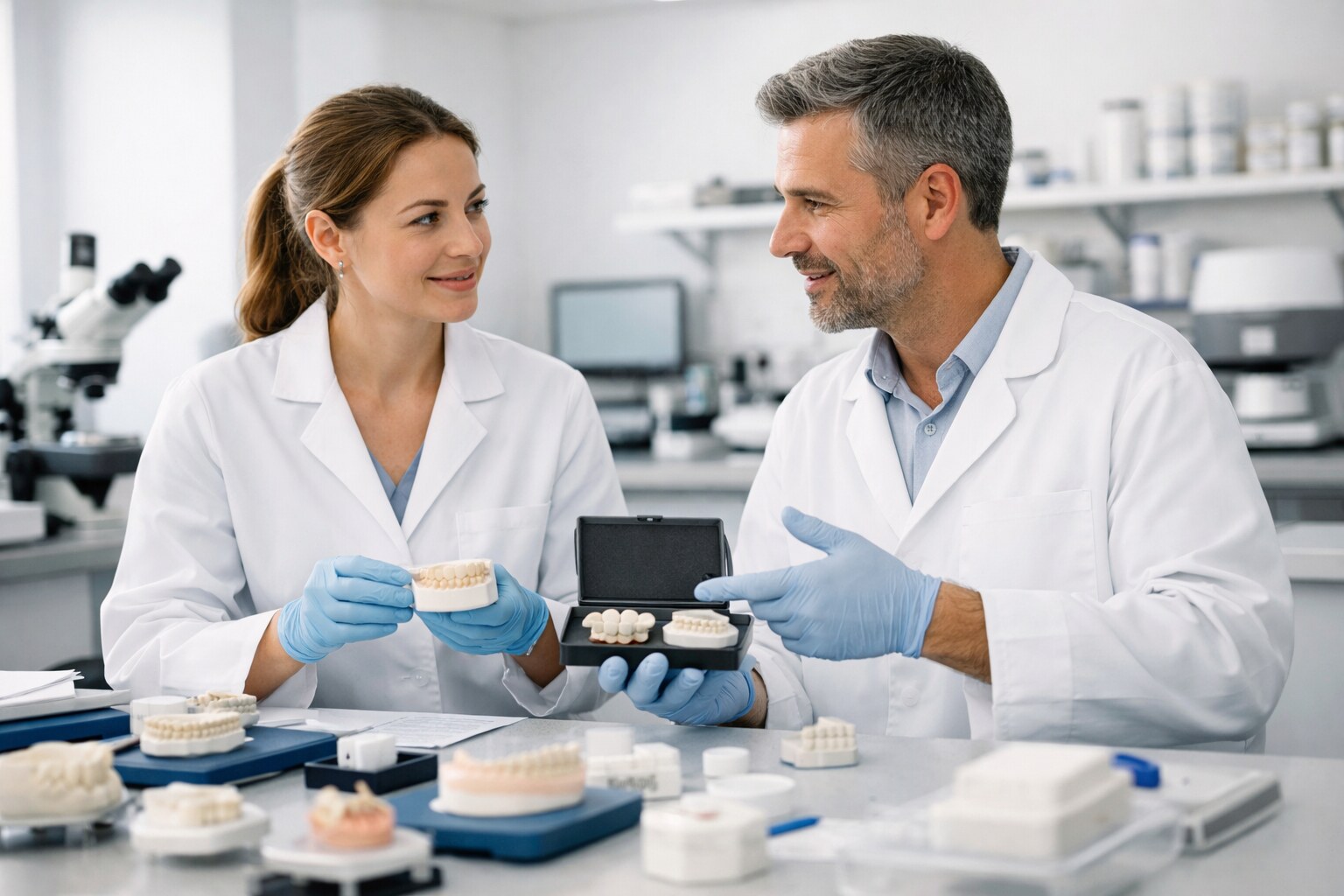 Lab Team Controlling Intake Quality